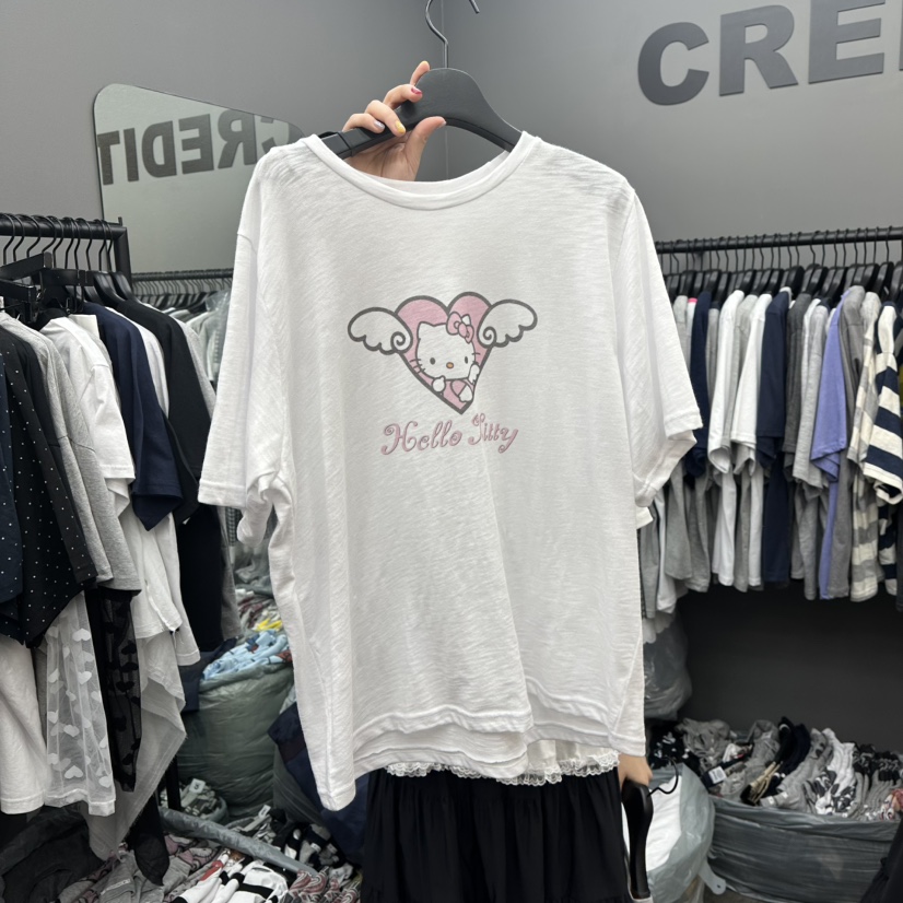 CREDITO韓國㊣直郵東大門代購女裝新品25春夏推薦時尚熱賣T恤Came_l 家T恤圖色3