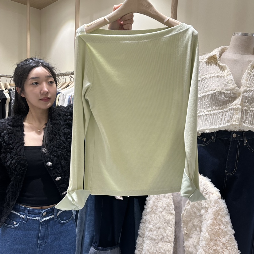 VINTAGE VIBE韓國㊣直郵東大門代購女裝新品熱賣25春夏長袖T恤VINTAGE VIBE長袖T恤圖色3