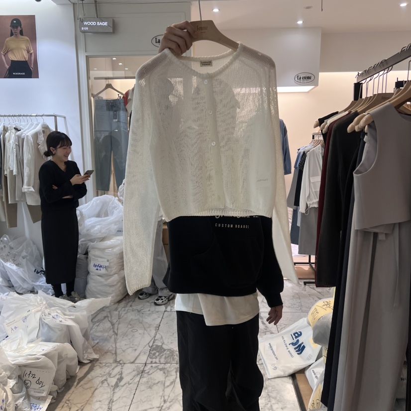 LA MAGIE FEMME韓國直郵㊣女裝新款人氣推薦熱賣25春夏針織衫Lamagie Femme針織衫