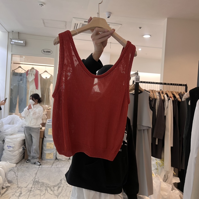 LA MAGIE FEMME韓國直郵㊣東大門實拍女裝新品25春夏吊帶背心Lamagie Femme吊帶/背心