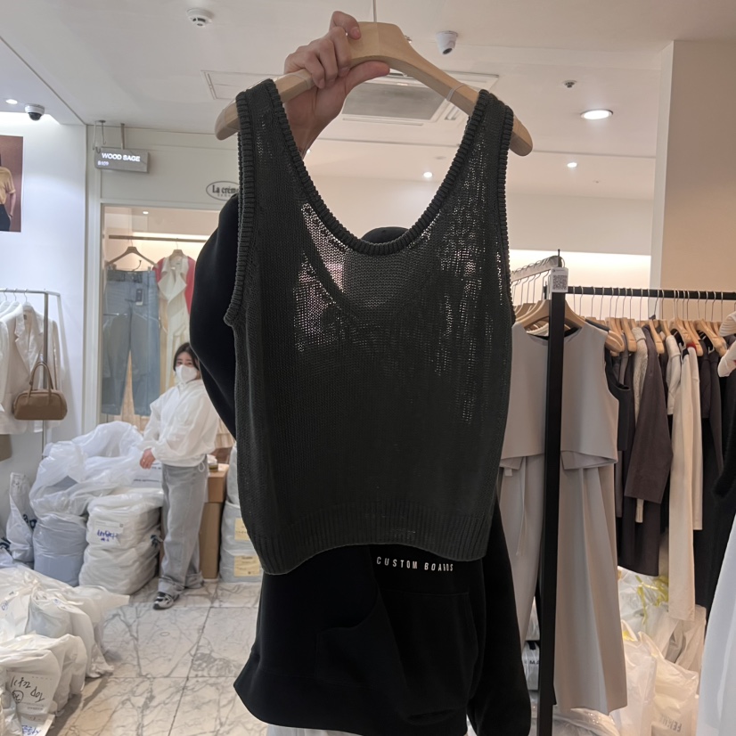 LA MAGIE FEMME韓國直郵㊣東大門實拍女裝新品25春夏吊帶背心Lamagie Femme吊帶/背心