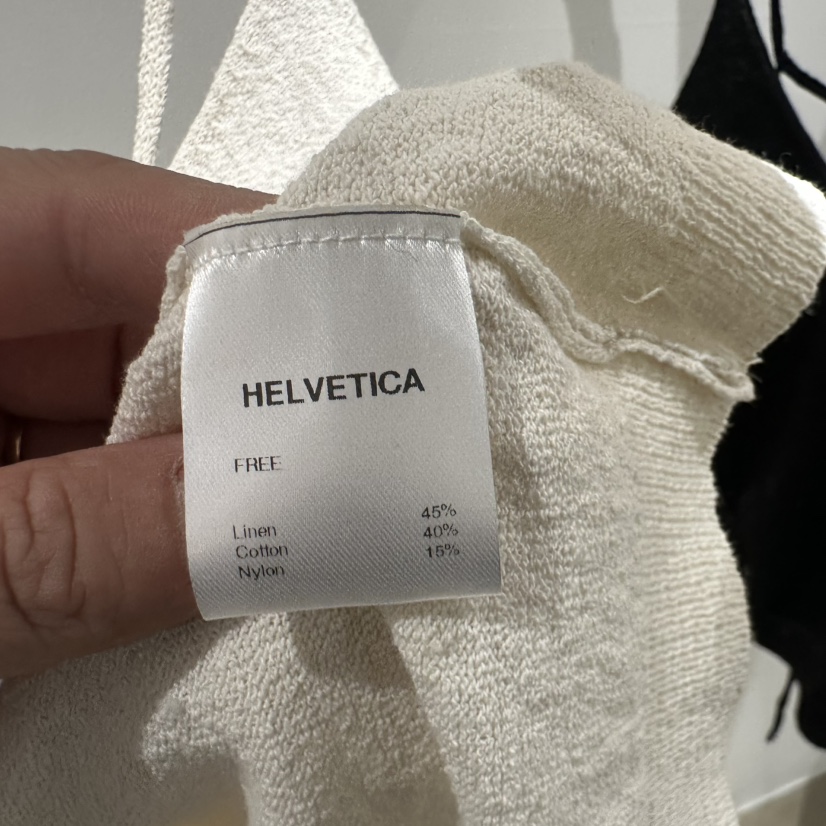 HELVETICA韓國直郵㊣女裝新品熱賣25春夏推薦休閑時尚吊帶背心HELVETICA吊帶/背心