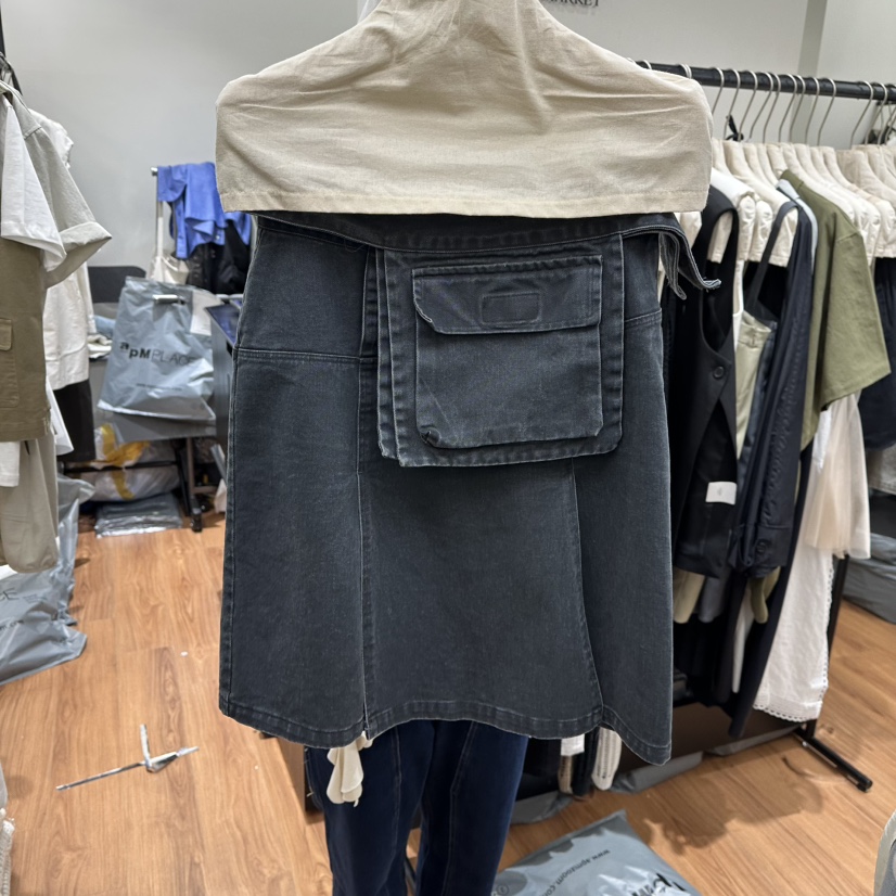 JADEMARKET韓國直郵㊣女裝新品25春夏推薦時尚人氣短裙含腰帶JADE MARKET短裙圖色2