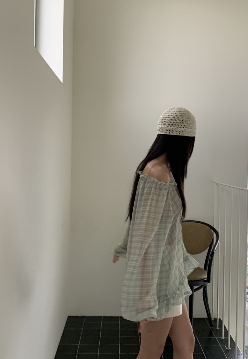 MURMUR韓國直郵㊣東大門實拍女裝新款人氣時尚熱賣襯衫蕾絲衫MURMUR襯衫/蕾絲衫