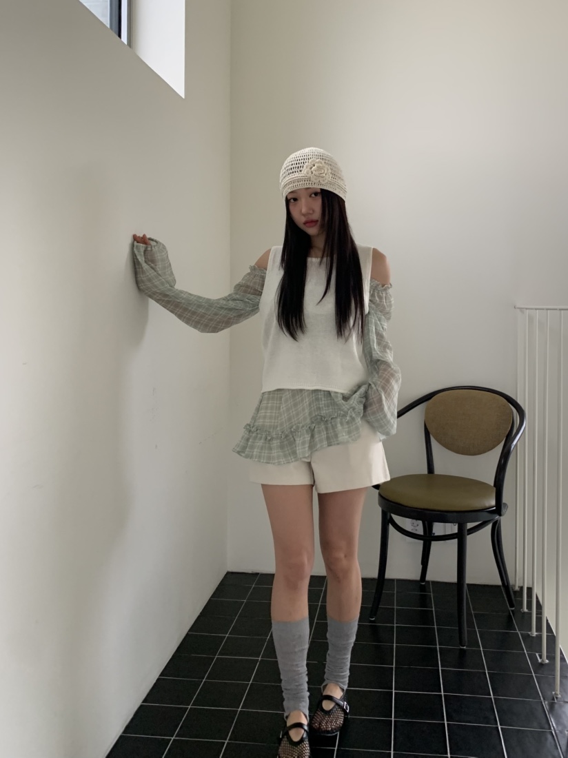 MURMUR韓國直郵㊣東大門實拍女裝新款人氣時尚熱賣襯衫蕾絲衫MURMUR襯衫/蕾絲衫
