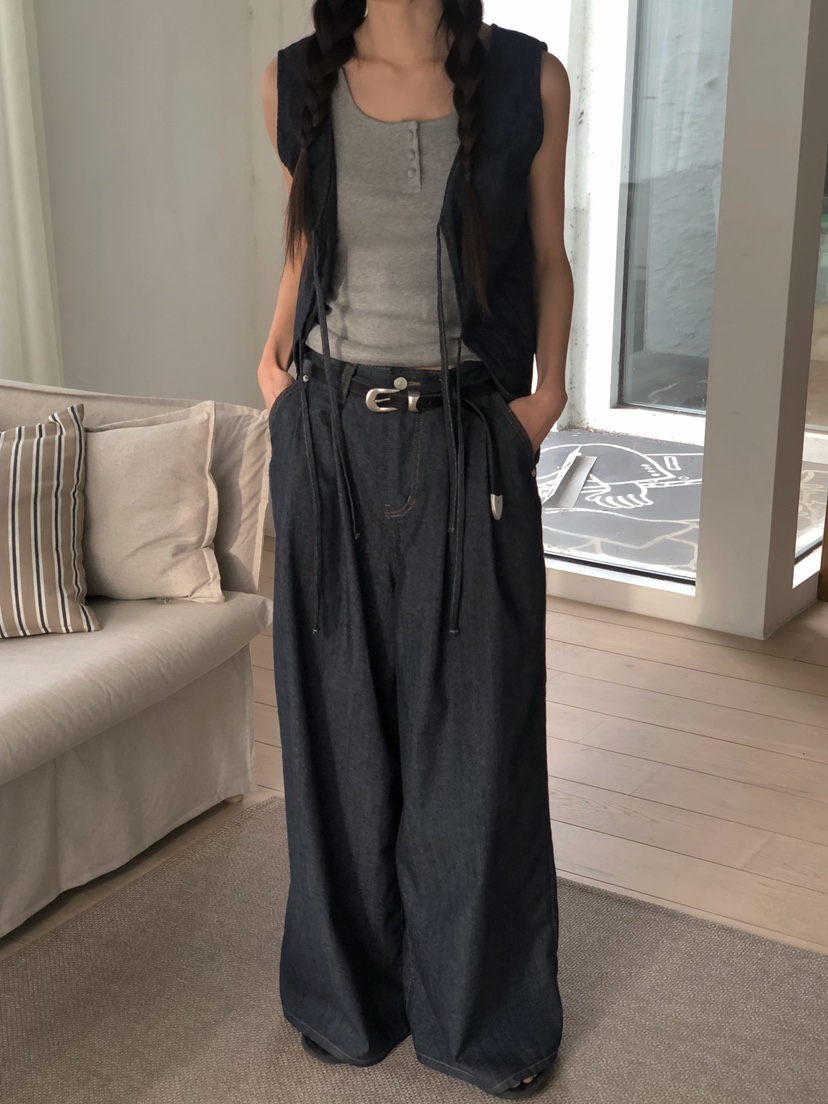 ONDO-P韓國直郵㊣東大門實拍女裝新品25春夏人氣休閑吊帶背心ONDO-P吊帶/背心