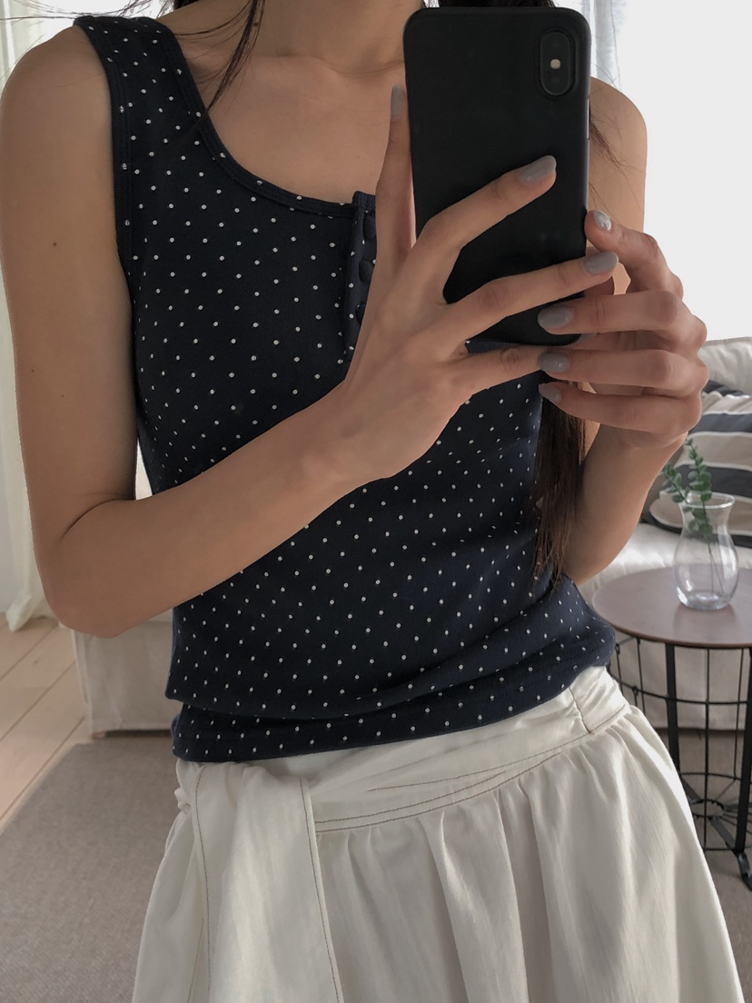 ONDO-P韓國直郵㊣東大門實拍女裝新品25春夏人氣休閑吊帶背心ONDO-P吊帶/背心