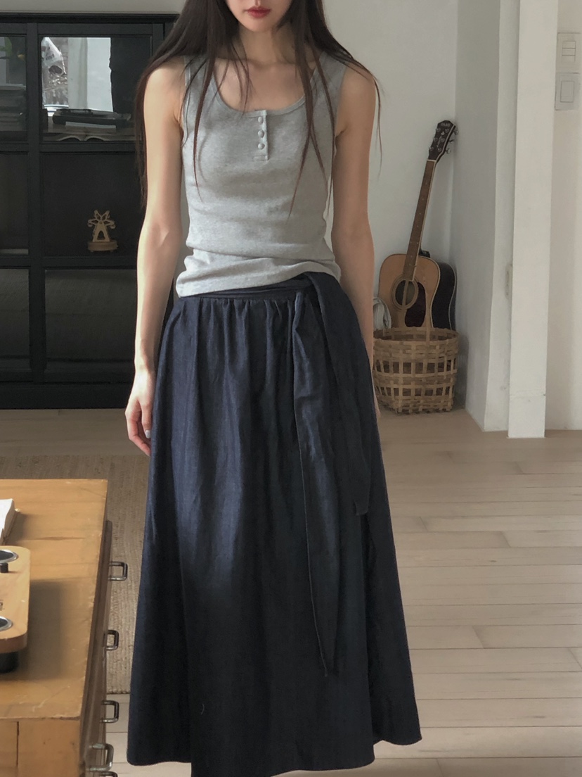 ONDO-P韓國㊣直郵東大門代購女裝新款人氣推薦熱賣25春夏長裙ONDO-P長裙