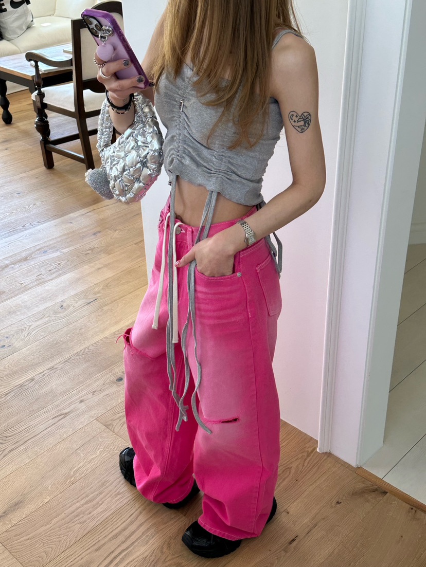 ZEROZERO韓國直郵㊣女裝新品休閑人氣推薦25春夏熱賣吊帶背心ZEROZERO吊帶/背心