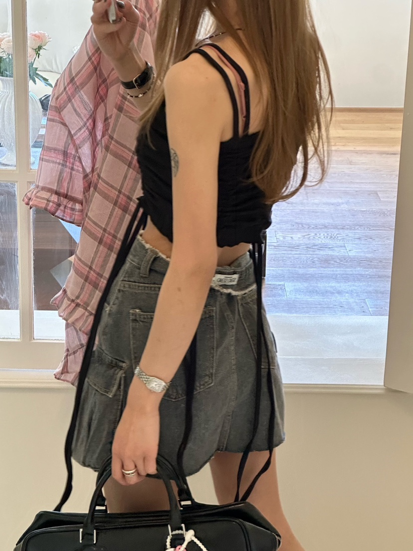 ZEROZERO韓國直郵㊣女裝新品休閑人氣推薦25春夏熱賣吊帶背心ZEROZERO吊帶/背心