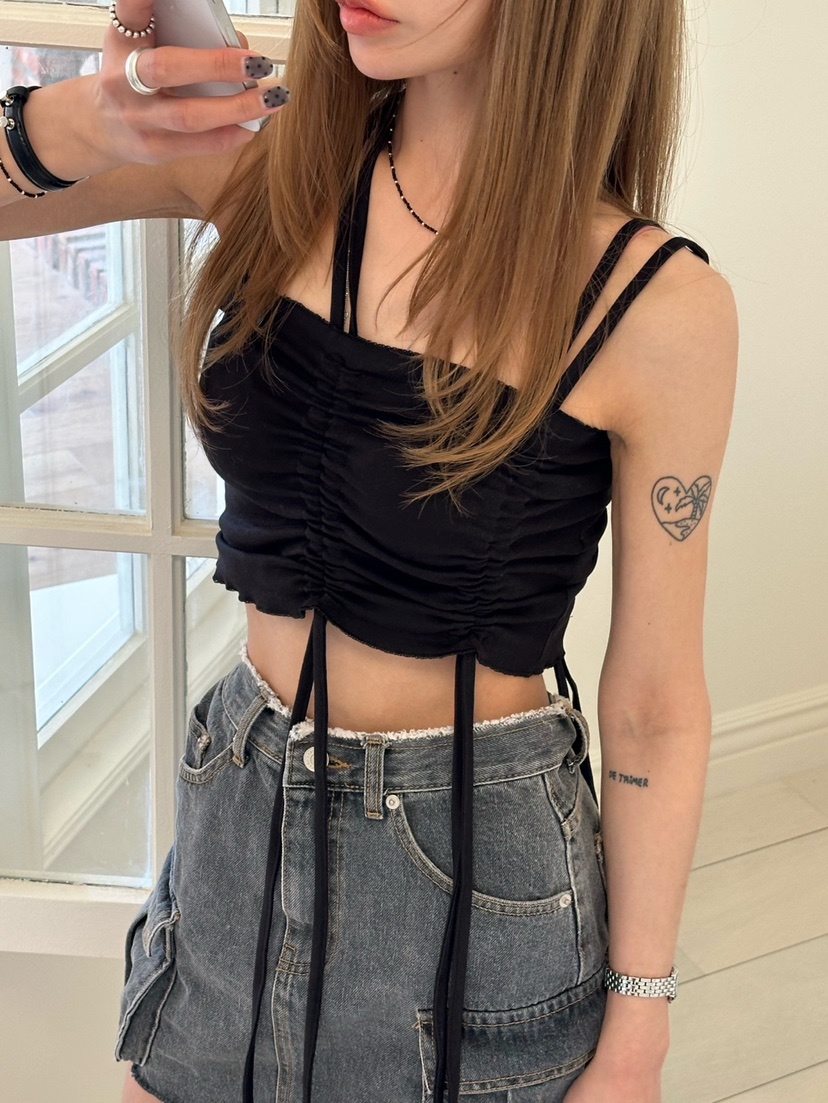 ZEROZERO韓國直郵㊣女裝新品休閑人氣推薦25春夏熱賣吊帶背心ZEROZERO吊帶/背心