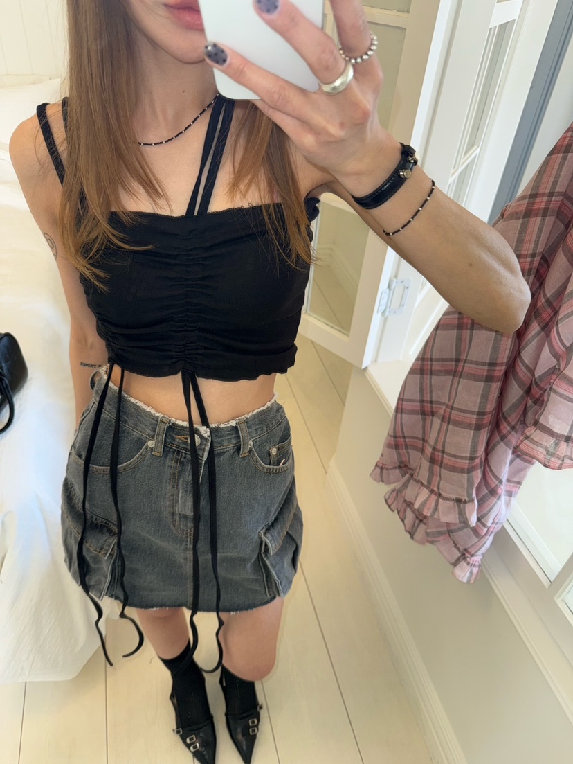 ZEROZERO韓國直郵㊣女裝新品休閑人氣推薦25春夏熱賣吊帶背心ZEROZERO吊帶/背心圖色3