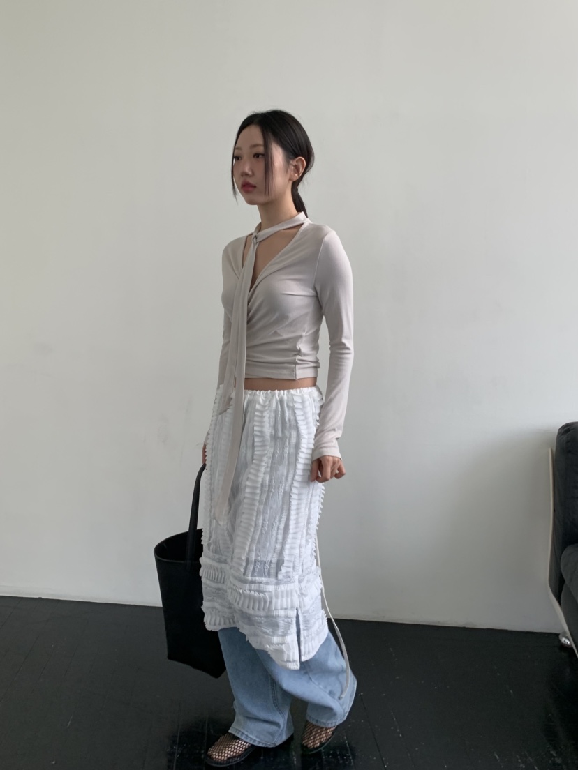 MURMUR直郵韓國代購㊣女裝新款人氣熱賣休閑推薦時尚長袖T恤MURMUR長袖T恤