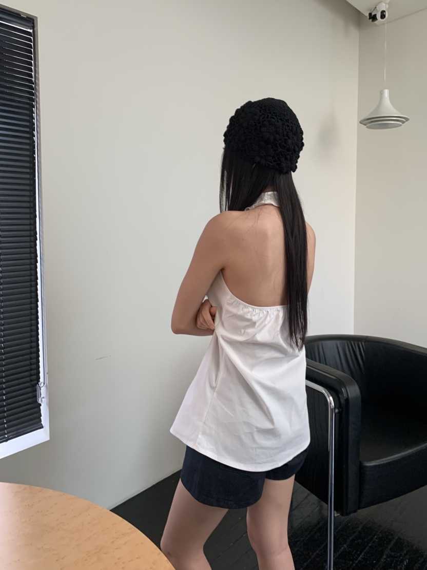 MURMUR韓國直郵㊣東大門實拍女裝新品人氣推薦吊帶背心荷葉邊MURMUR吊帶/背心