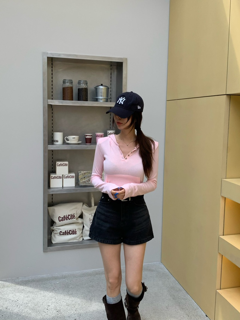 REVE CITE-L直郵韓國代購㊣女裝新品推薦時尚人氣熱賣短褲REVE CITE短褲