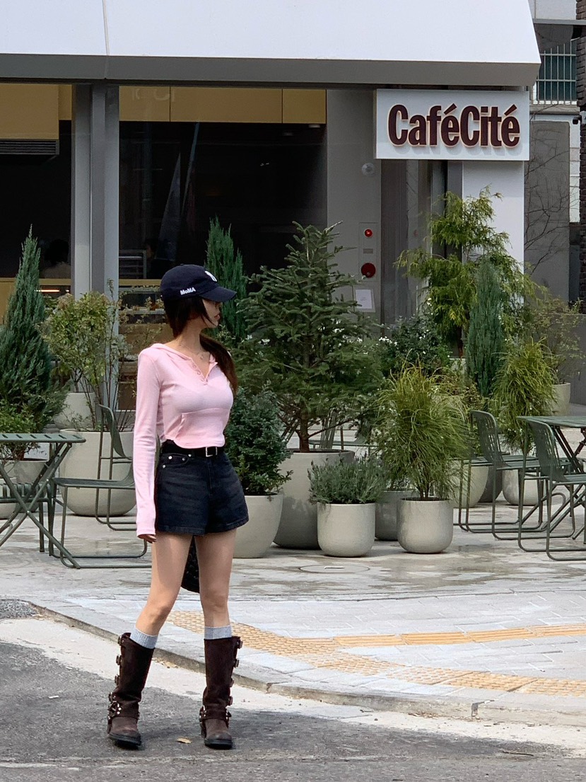 REVE CITE-L直郵韓國代購㊣女裝新品推薦時尚人氣熱賣短褲REVE CITE短褲