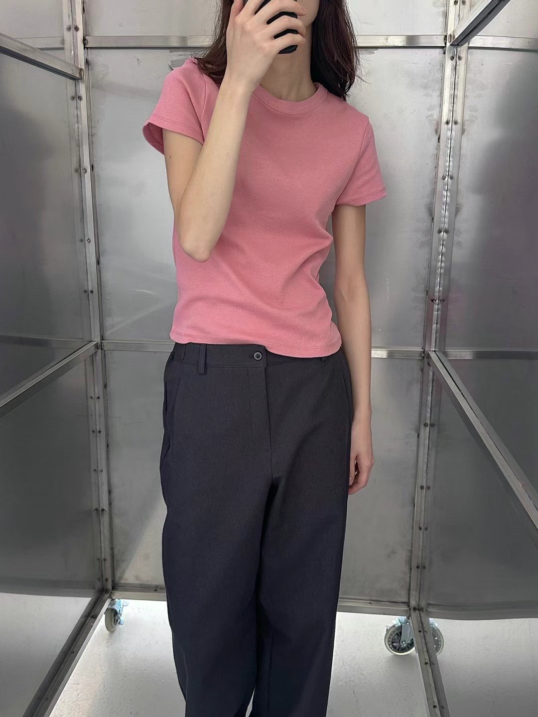 FLAT韓國直郵㊣東大門實拍女裝新款人氣推薦25春夏熱賣時尚T恤FLATT恤