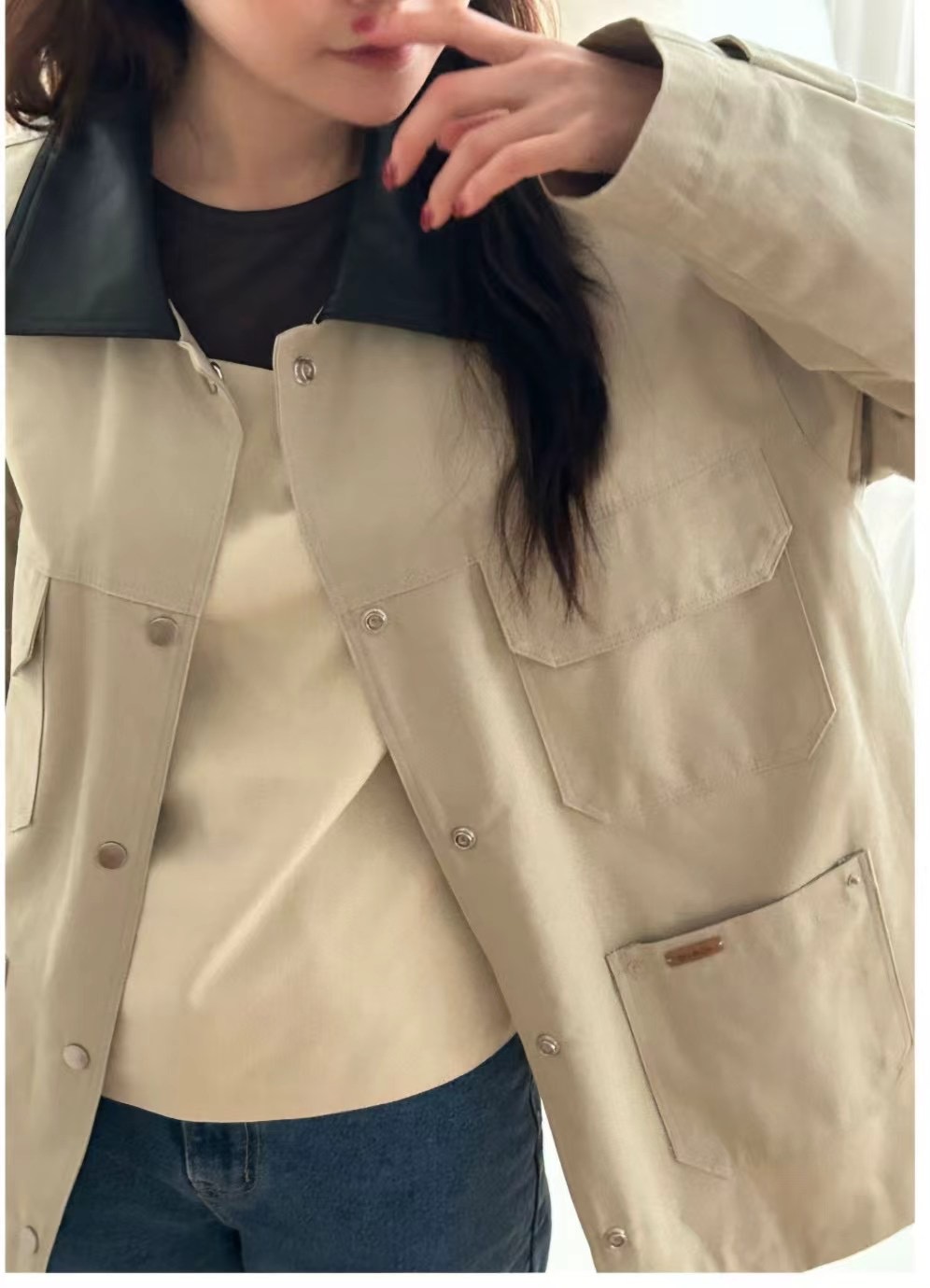DOUBLEIN直郵韓國代購㊣女裝新款時尚熱賣人氣推薦休閑夾克DOUBLEIN夾克