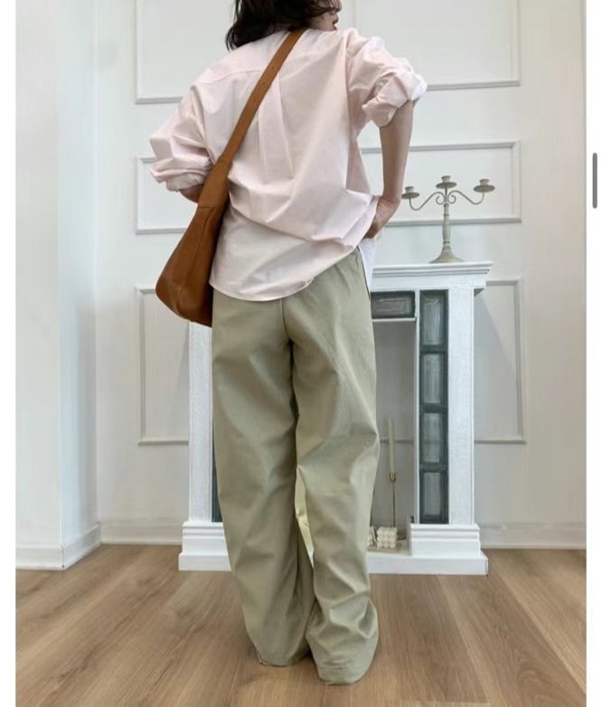 FLAT韓國直郵㊣東大門實拍女裝新款推薦休閑熱賣時尚休閑褲FLAT休閑褲
