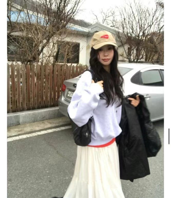 FLAT韓國直郵㊣女裝新款推薦人氣熱賣25春夏休閑時尚衛衣兔子FLAT衛衣