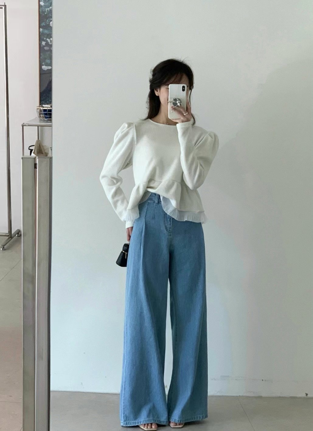 JGREY韓國直郵㊣東大門實拍女裝新品時尚人氣熱賣25春夏長袖T恤JGREY長袖T恤