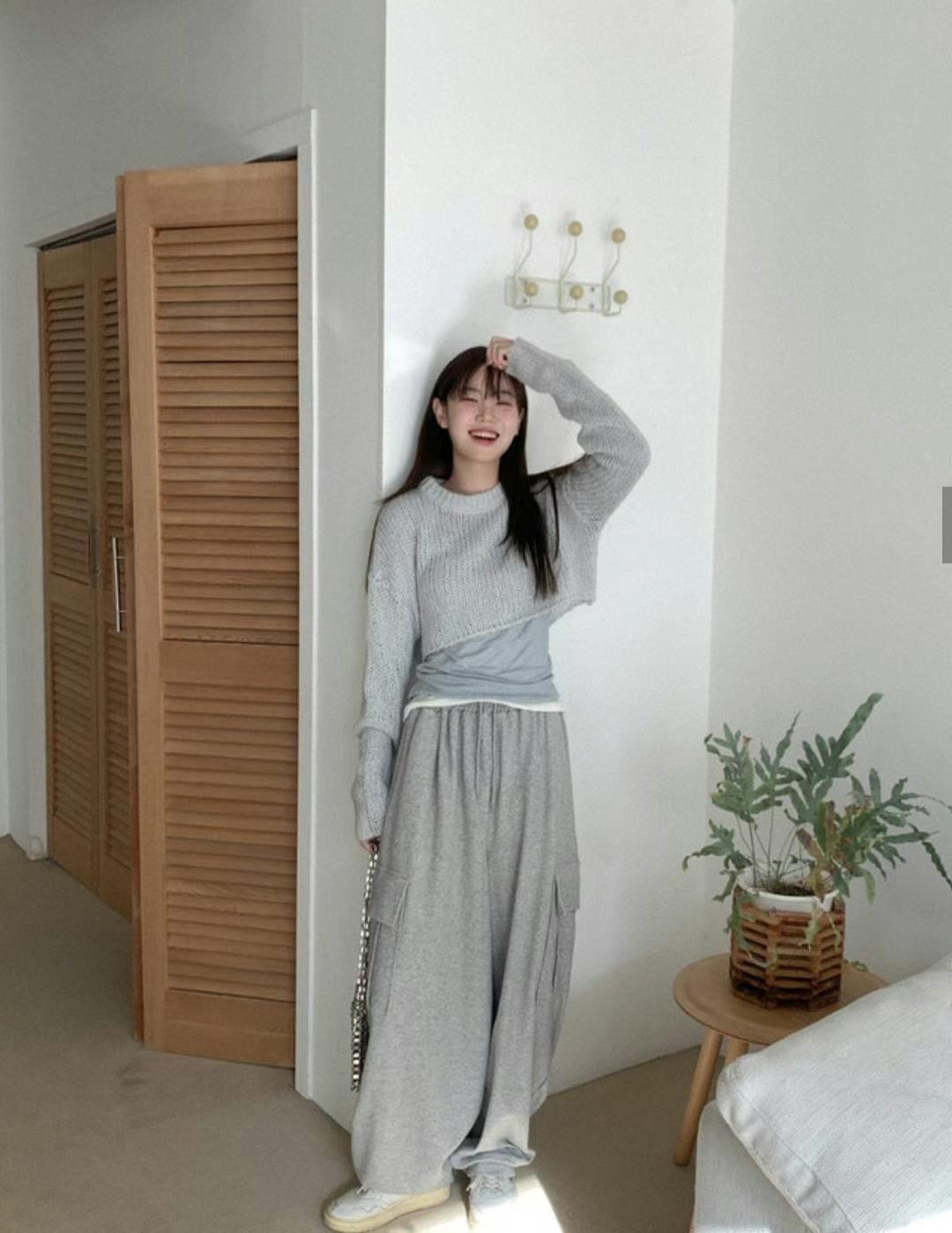 ASKMEAQUESTION韓國直郵㊣女裝新款25春夏熱賣時尚針織衫羊毛ASKMEAQUESTION針織衫
