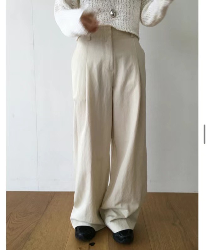 FLAT韓國㊣直郵東大門代購女裝新品25春夏推薦時尚人氣休閑褲FLAT休閑褲圖色2