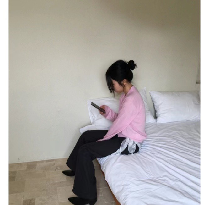 FLAT韓國直郵㊣女裝新款熱賣休閑推薦人氣時尚針織衫羊毛開衫FLAT針織衫