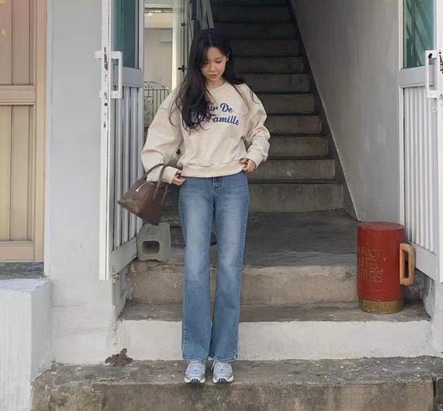 BEE韓國直郵㊣女裝新品推薦時尚25春夏休閑熱賣人氣牛仔褲BEE牛仔褲