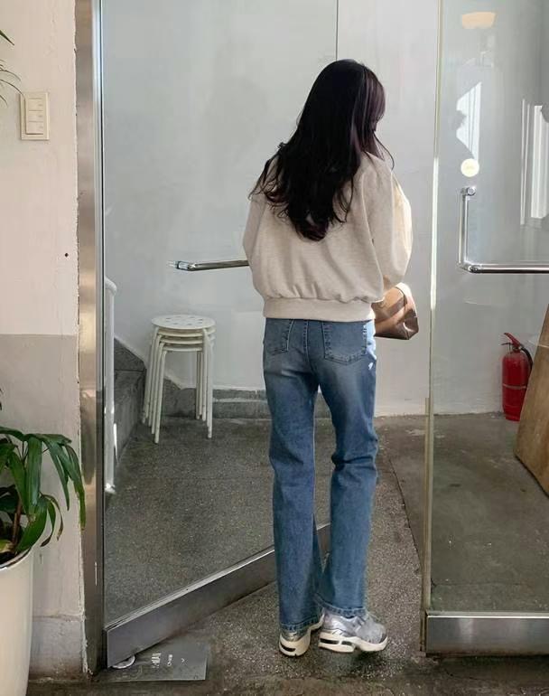 BEE韓國直郵㊣女裝新品推薦時尚25春夏休閑熱賣人氣牛仔褲BEE牛仔褲