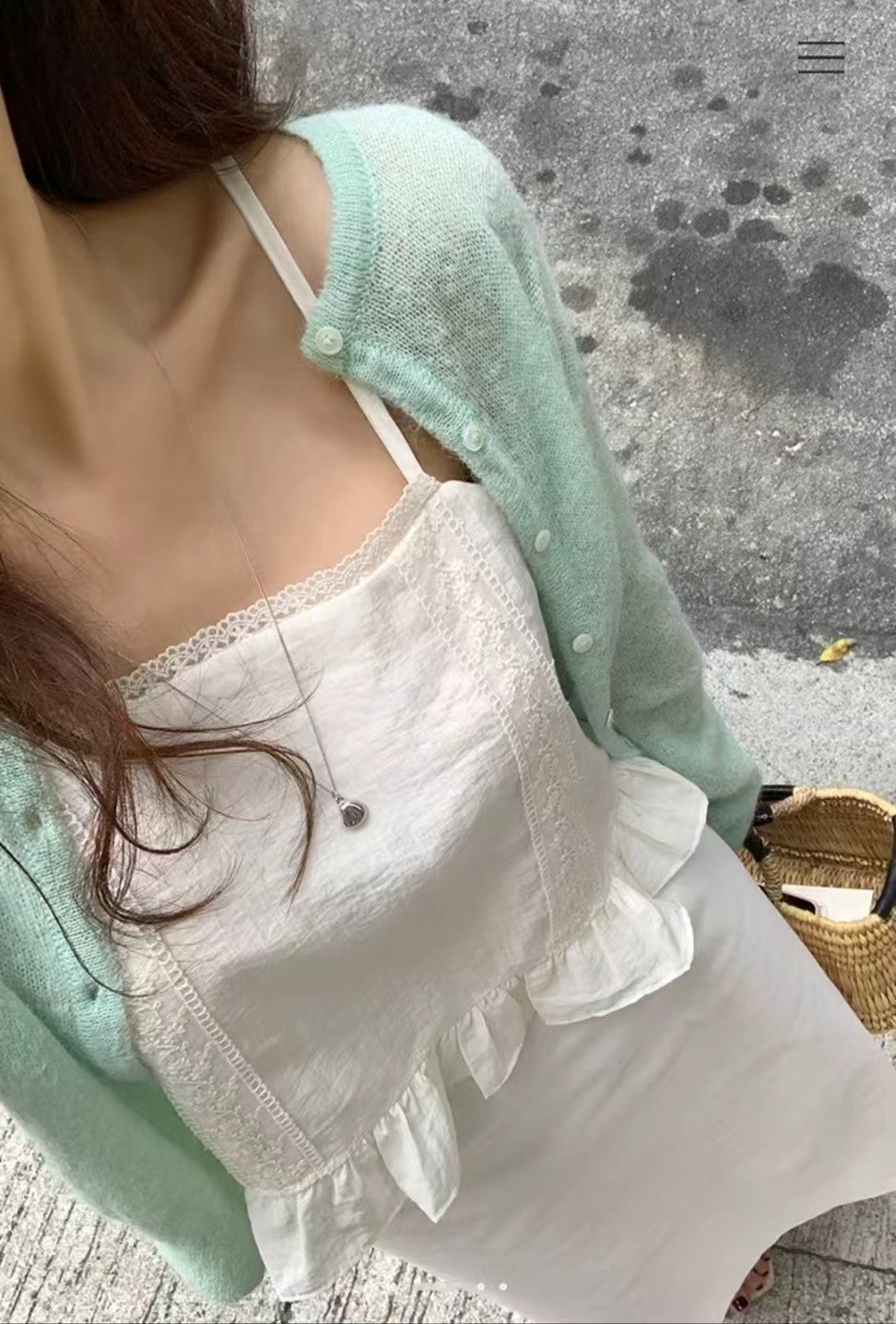 DOUBLEIN韓國㊣直郵東大門代購女裝新款休閑時尚熱賣吊帶背心DOUBLEIN吊帶/背心