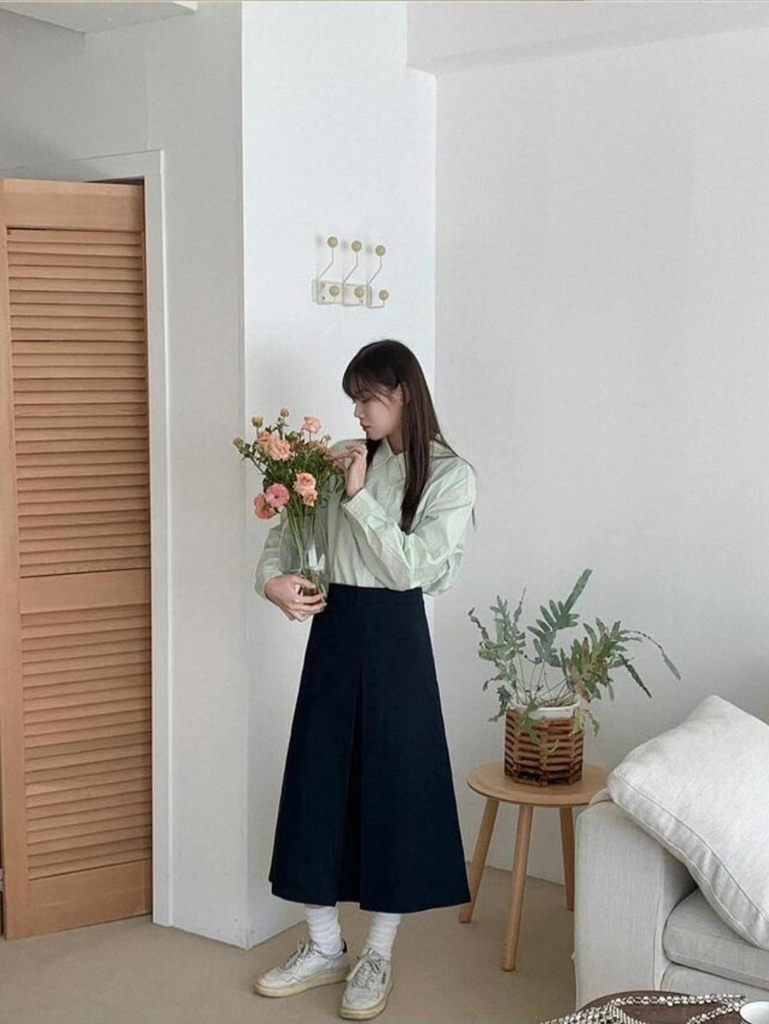 ASKMEAQUESTION韓國直郵㊣東大門實拍女裝新款休閑襯衫蕾絲衫ASKMEAQUESTION襯衫/蕾絲衫