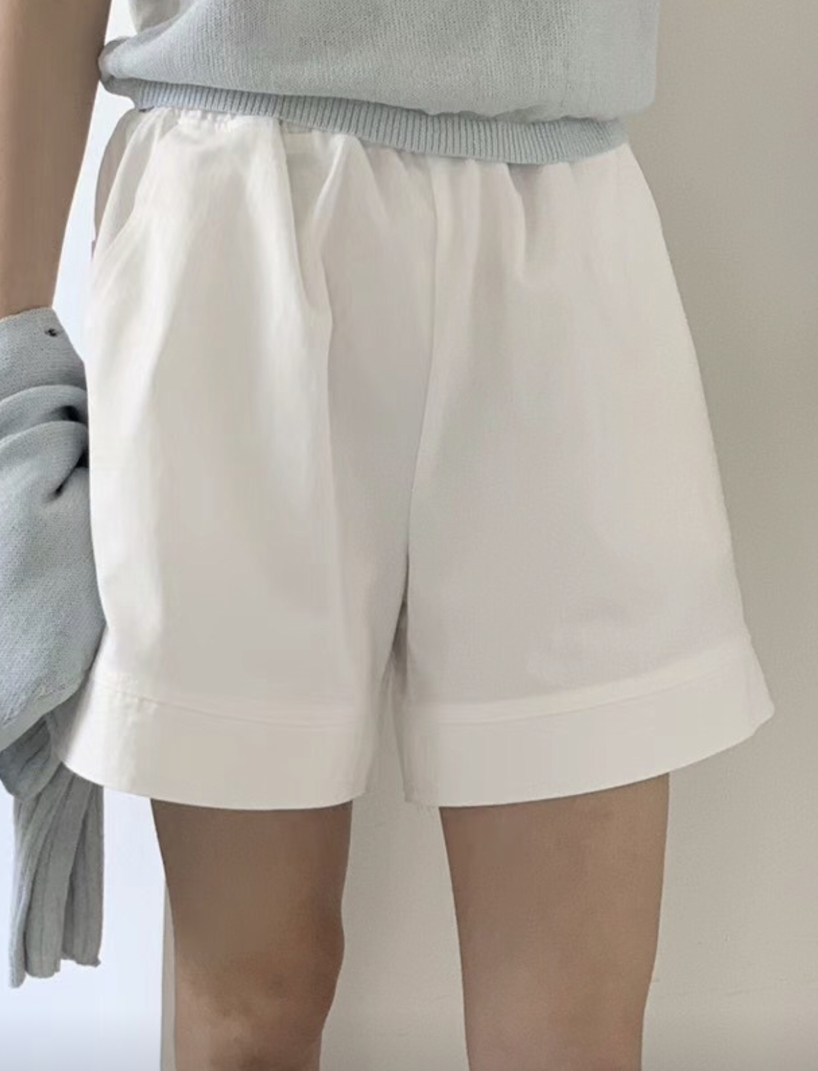 AN STAND直郵韓國代購㊣女裝新款25春夏時尚推薦短褲口袋綁帶AN STAND-2件起短褲