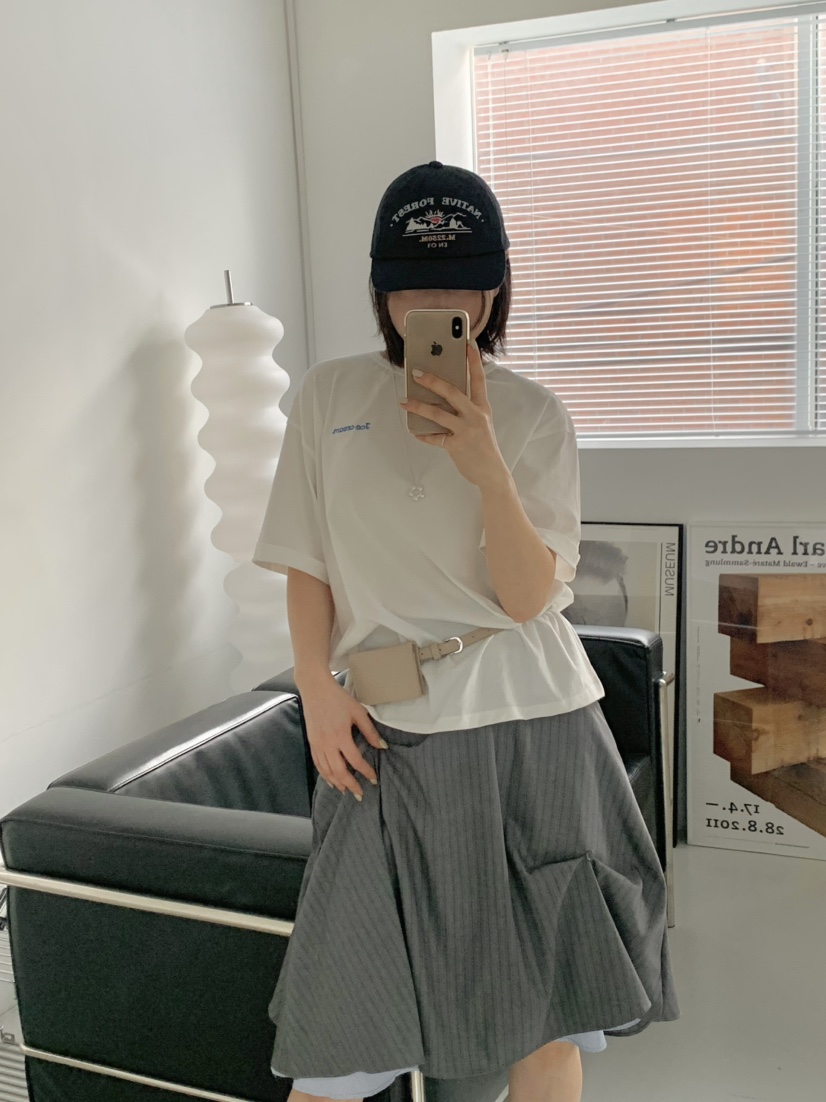 BEFORE SUNRISE韓國直郵㊣東大門實拍女裝新款熱賣半身裙中短裙BEFORE SUNRISE半身裙/中短裙