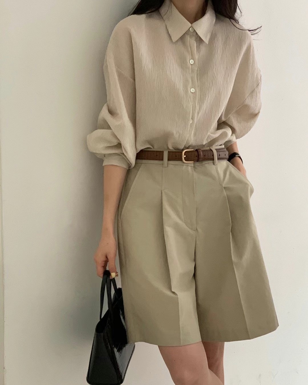 AN STAND直郵韓國代購㊣女裝新款熱賣休閑人氣推薦襯衫蕾絲衫AN STAND-2件起襯衫/蕾絲衫