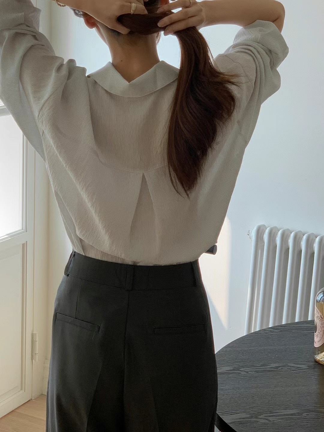 AN STAND直郵韓國代購㊣女裝新款熱賣休閑人氣推薦襯衫蕾絲衫AN STAND-2件起襯衫/蕾絲衫