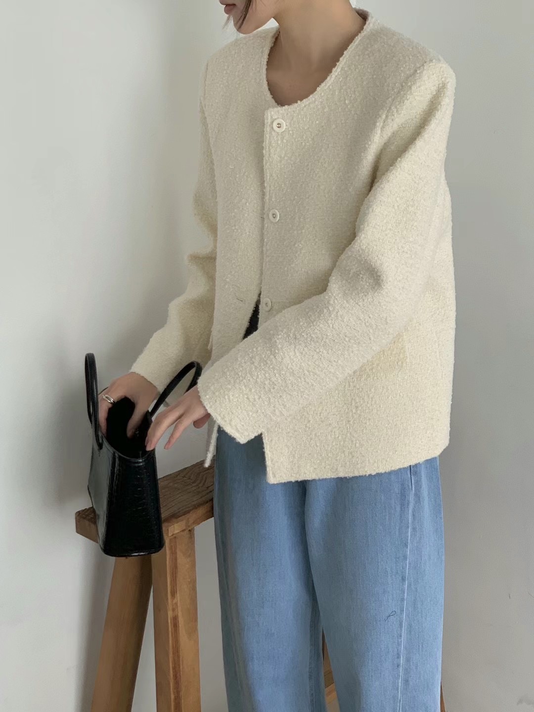 AN STAND韓國㊣直郵東大門代購女裝新品時尚休閑熱賣推薦夾克AN STAND-2件起夾克