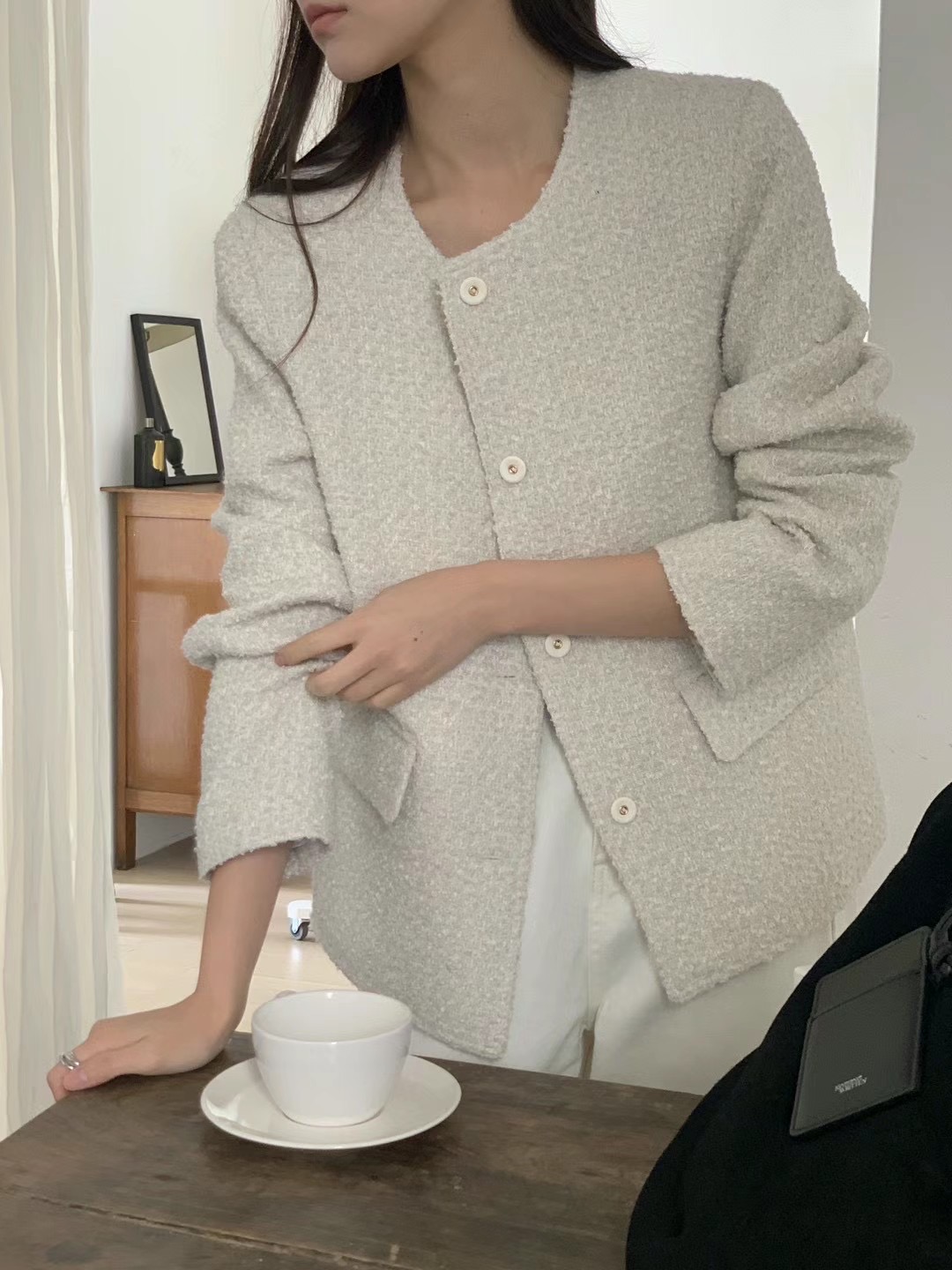 AN STAND韓國㊣直郵東大門代購女裝新品時尚休閑熱賣推薦夾克AN STAND-2件起夾克