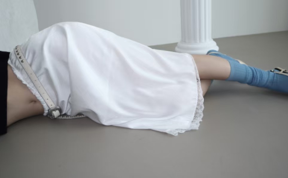 LOVINE韓國㊣直郵東大門代購女裝新品熱賣25春夏半身裙中短裙LOVINE半身裙/中短裙