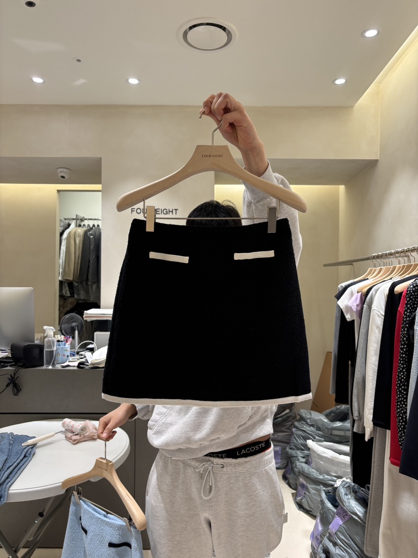 FOUREIGHT韓國㊣直郵東大門代購女裝新品25春夏人氣時尚短裙FOUR EIGHT短裙