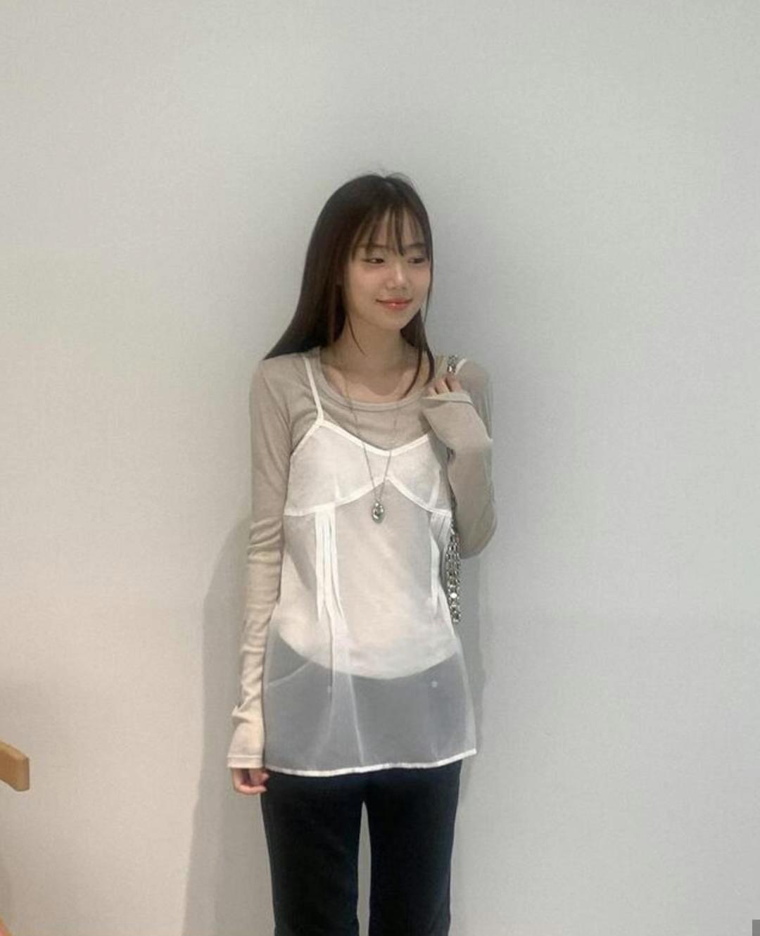ASKMEAQUESTION韓國直郵㊣女裝新品熱賣人氣推薦吊帶背心透視ASKMEAQUESTION吊帶/背心