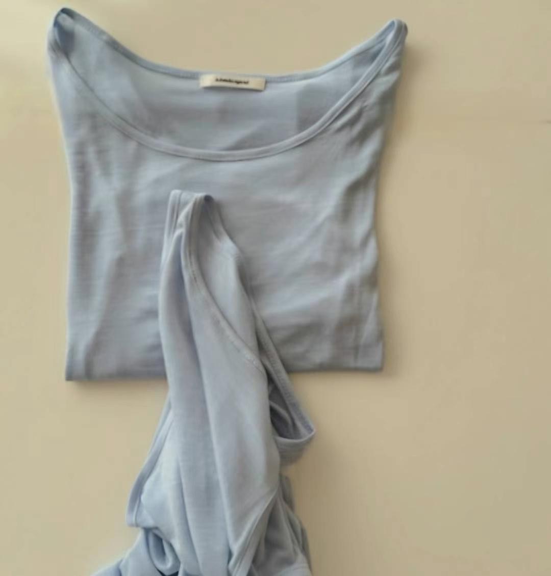 ASKMEAQUESTION韓國直郵㊣東大門實拍女裝新品25春夏套裝雙層ASKMEAQUESTION套裝