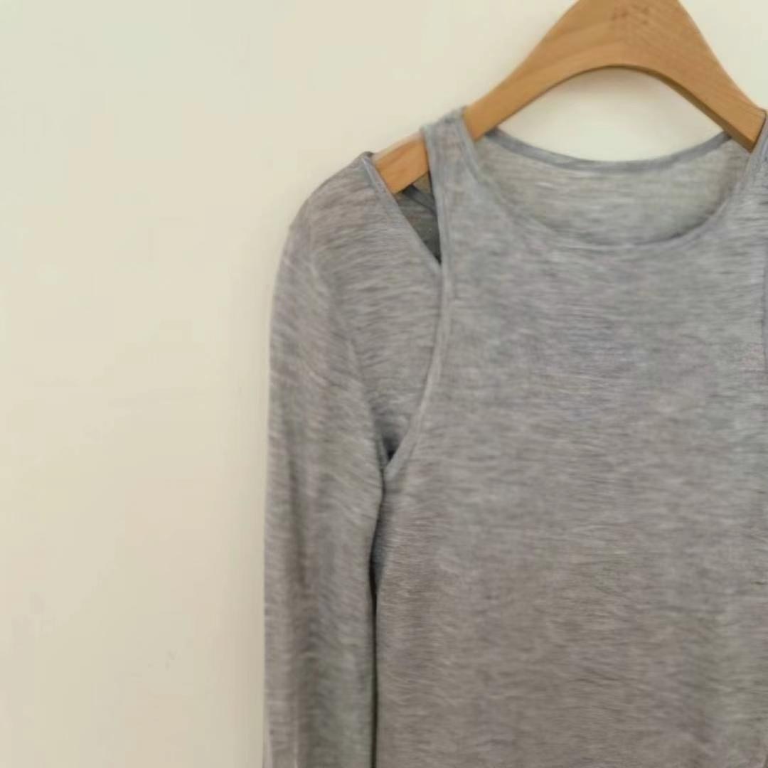 ASKMEAQUESTION韓國直郵㊣東大門實拍女裝新品25春夏套裝雙層ASKMEAQUESTION套裝