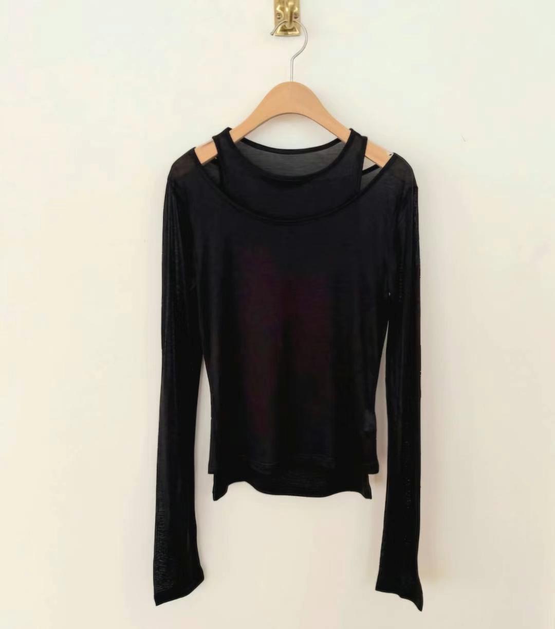 ASKMEAQUESTION韓國直郵㊣東大門實拍女裝新品25春夏套裝雙層ASKMEAQUESTION套裝