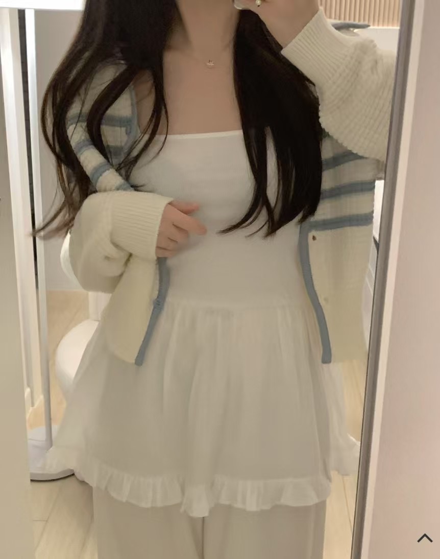 DOUBLEIN韓國直郵㊣女裝新款人氣25春夏時尚推薦針織衫開衫DOUBLEIN針織衫