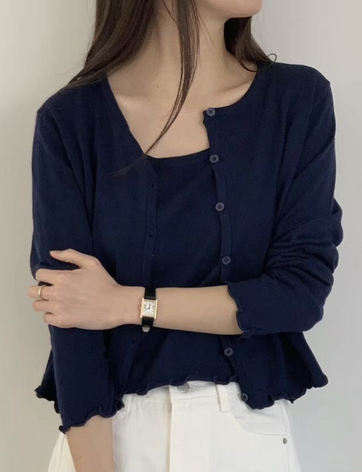 AN STAND韓國直郵㊣女裝新品時尚推薦人氣熱賣休閑套裝開衫AN STAND-2件起套裝圖色2
