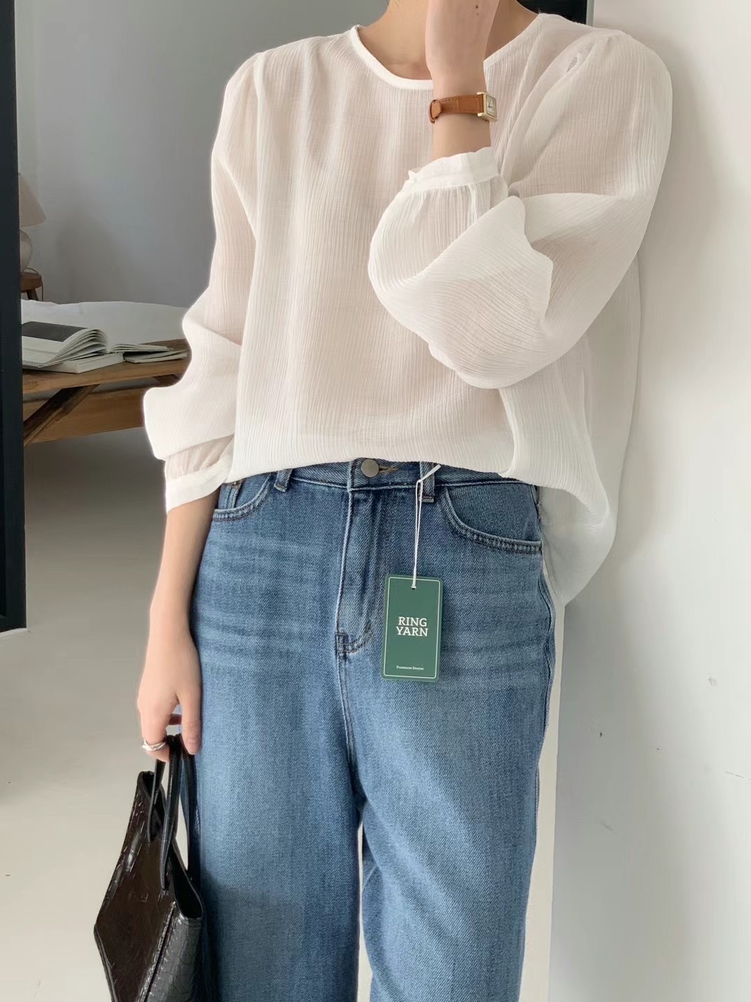 AN STAND韓國直郵㊣女裝新品人氣休閑推薦熱賣時尚襯衫蕾絲衫AN STAND-2件起襯衫/蕾絲衫