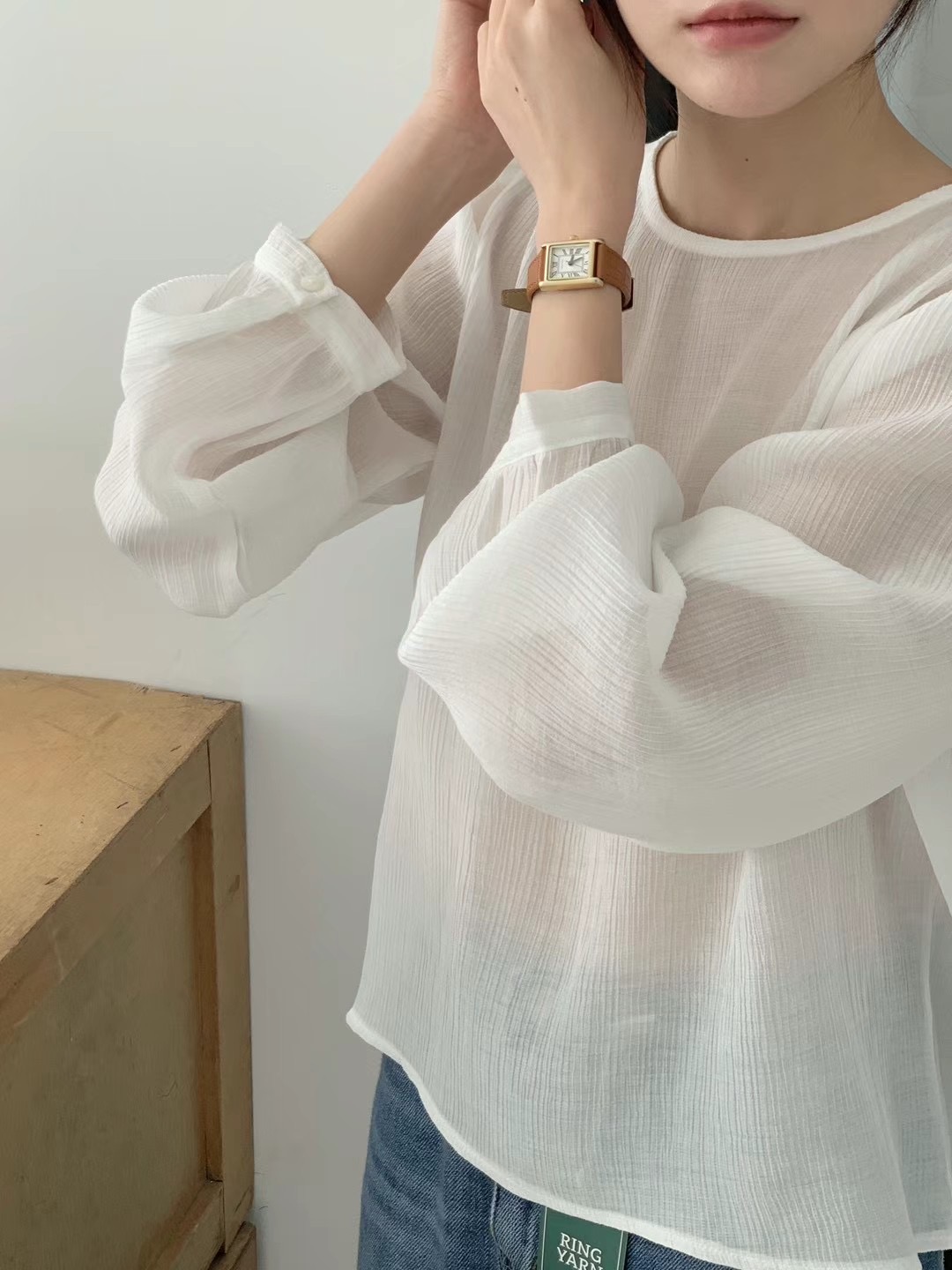AN STAND韓國直郵㊣女裝新品人氣休閑推薦熱賣時尚襯衫蕾絲衫AN STAND-2件起襯衫/蕾絲衫