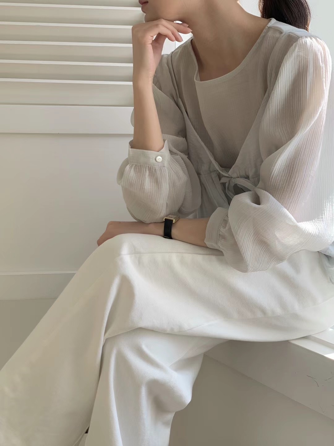 AN STAND韓國直郵㊣女裝新品人氣休閑推薦熱賣時尚襯衫蕾絲衫AN STAND-2件起襯衫/蕾絲衫