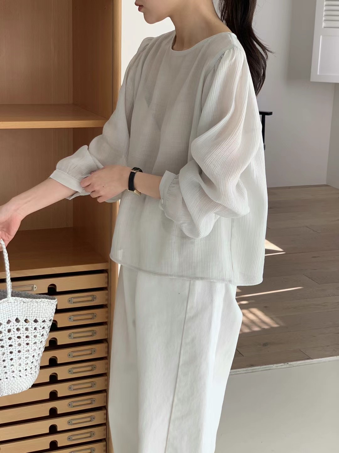 AN STAND韓國直郵㊣女裝新品人氣休閑推薦熱賣時尚襯衫蕾絲衫AN STAND-2件起襯衫/蕾絲衫